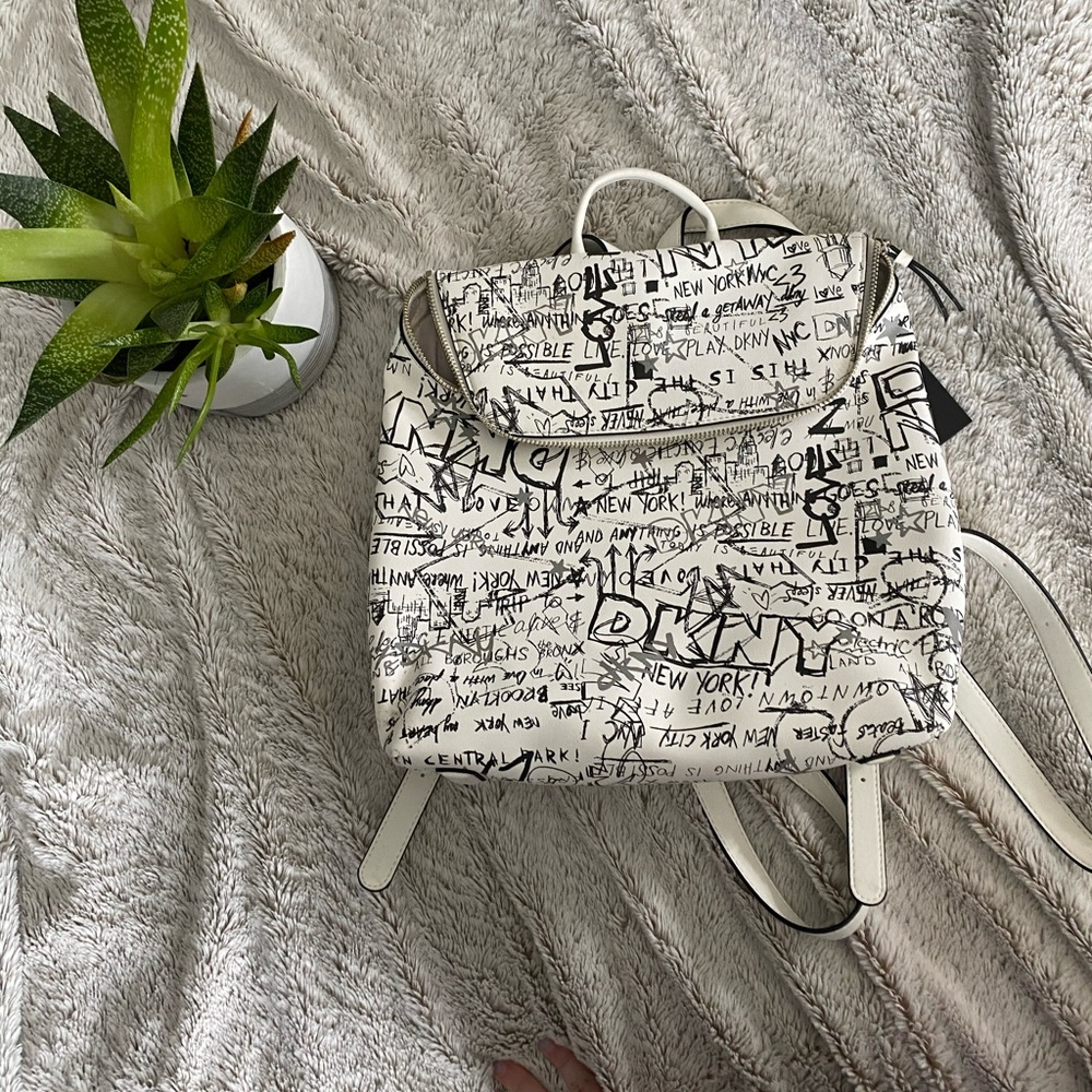 Tilly DKNY Faux Leather Backpack